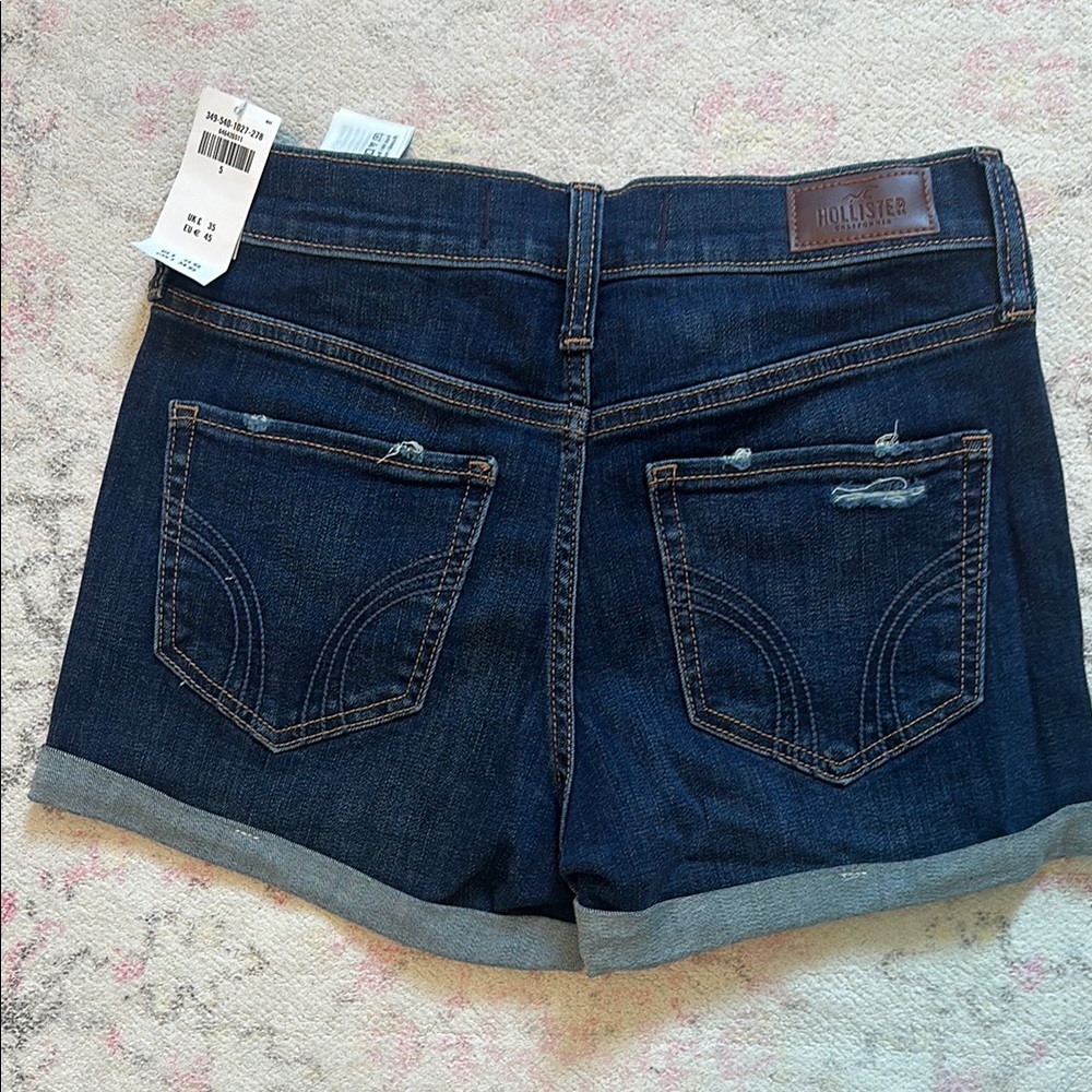 Denim High Rise Shorts - Picture 3 of 4